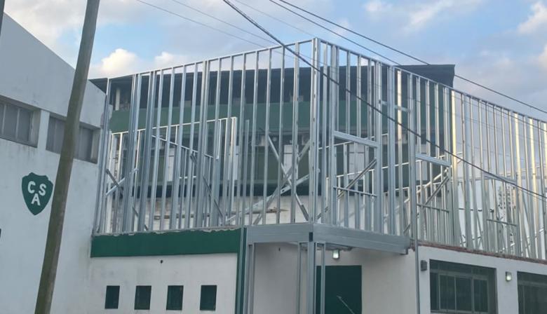Sarmiento avanza con la construcción del nuevo edificio para sus juveniles