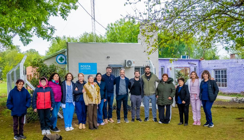Renovaron la Posta Sanitaria de Campo La Cruz y destacaron la importancia de la atención primaria