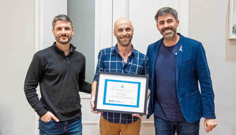 Junín reconoció a Lisandro Bera por su trabajo en la película que representará a la Argentina en los Oscar