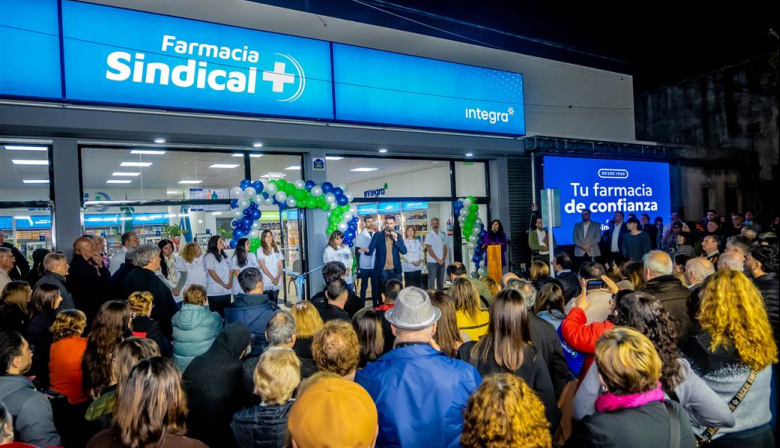 Junín: inauguraron el nuevo edificio de la Farmacia Sindical de avenida República