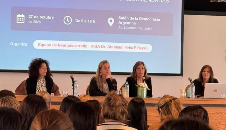 Más de 200 profesionales participaron de la Jornada de Atención Temprana en el Hospital Piñeyro