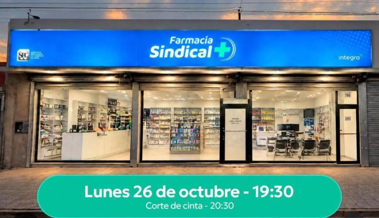 El Sindicato de Empleados de Comercio de Junín inaugurará una nueva sucursal de Farmacia Sindical