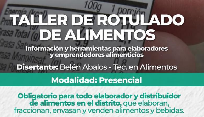 General Arenales realizará un taller obligatorio sobre rotulado de alimentos para elaboradores y distribuidores