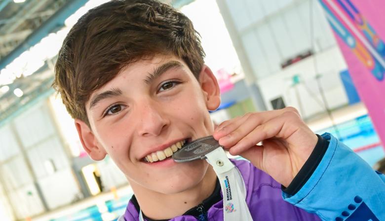 Thiago Garnier le dio a Junín su primera medalla: plata en duatlón