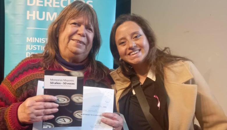 Un relato de la docente juninense Susana Bogey integra el libro “Memorias Mayores: 50 años, 50 voces”