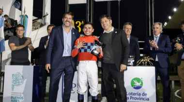 Kicillof asistió al Gran Premio Internacional Dardo Rocha en el Hipódromo de La Plata