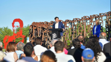 Kicillof: "La soberanía nacional es importante, digan lo que digan los vendepatrias que nos gobiernan"