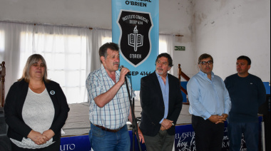 Se realizó el acto de estatización del Instituto Comercial de O’Brien