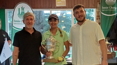 Dante Rubino y Celina Zucchiatti fueron los ganadores del Campeonato del Junín Golf Club