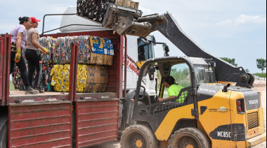Ameghino superó los 113 mil kilos de materiales reciclados en 2024