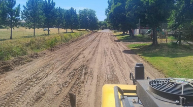 Continúan los trabajos en los caminos rurales de diferentes cuarteles de Junín