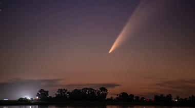 El cometa Atlas surcó los cielos de Junín y la Región