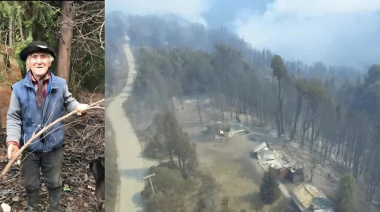 "Perdón por la tibieza": dolor en El Bolsón por Don Reyes, un querido vecino que murió en los incendios