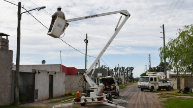 Instalaron nuevas luminarias LED en el Barrio “Las Rosas” de Bragado