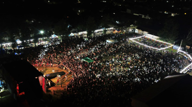Más de 15 mil personas disfrutaron del show de La T y La M en la segunda noche del Festival del Pueblo de Ameghino