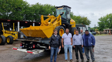 El Municipio de Bragado adquirió una pala cargadora