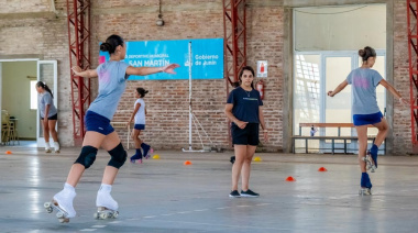 La Escuela de Patinaje Artístico de Junín ya realiza su pretemporada en el Complejo San Martín