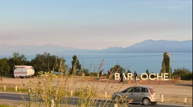 Triste imagen: el humo de los incendios en el Parque Nacional Nahuel Huapi llegó a Bariloche