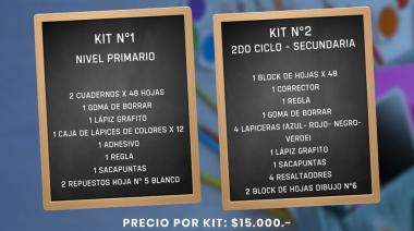 Kits escolares accesibles: una iniciativa para el inicio de clases en General Arenales