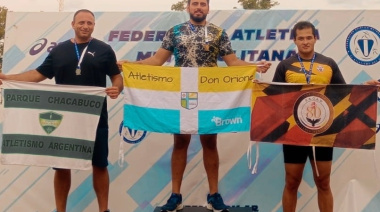 El atleta juninense Leandro Tecce brilló en el Torneo Metropolitano de Mayores