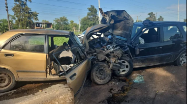 Ruta 7: un menor de 15 años manejó, chocó de frente con otro auto y mató al otro conductor