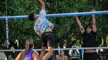Se disputó la Copa Acerca en el Torneo de Beach Vóley del Club Rivadavia de Junín