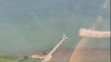 Se acelera la recuperación de la Laguna de Gómez en Junín: en los últimos 20 días el agua ganó 200 metros