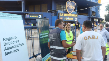 Prohíben el ingreso a estadios a deudores alimentarios en la Ciudad de Buenos Aires