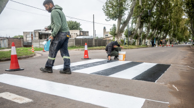 Intervienen distintos sectores de Junín para ordenar el tránsito y mejorar la seguridad del peatón