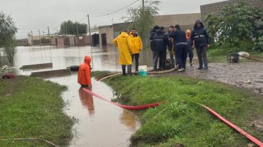 Chacabuco declaró la emergencia hídrica y climática tras los 160 milímetros de lluvias que cayeron en pocas horas
