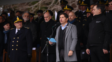 Más de 2700 cadetes de la policía provincial juraron fidelidad a la bandera nacional