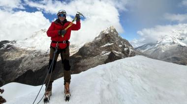 El juninense Daniel González hizo cumbre en el Cerro Mateo, a 5180 metros sobre el nivel del mar
