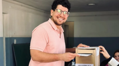 Mittelbach votó en Florentino Ameghino y destacó la importancia de la participación ciudadana