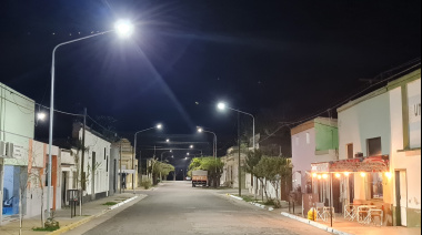 Avanza la reconversión lumínica en Leandro N. Alem