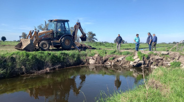 Avanzan obras de mejora en el drenaje de agua en Cucha Cucha