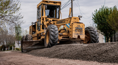 Comenzó la recuperación de calles con estabilizado granular en Los Toldos, Baigorrita y Zavalía