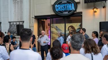 Con la presencia de Oscar Parrilli, Amado Boudou y “El Chino” Zannini, quedó inaugurada la “Casa Cristina Libre” en Junín