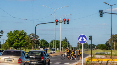 Encendieron los semáforos de avenida Circunvalación y Posadas
