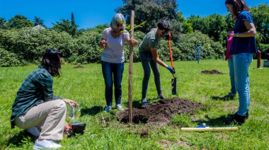 El Municipio avanza con la reforestación de espacios públicos en articulación con privados