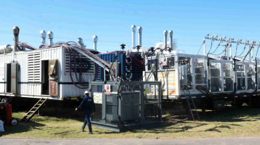 Plan Verano: instalan un generador eléctrico en General Viamonte para reforzar el servicio en la Región
