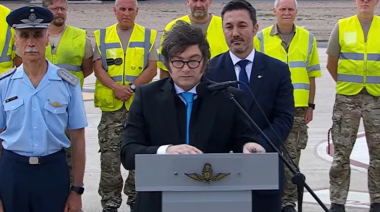 Milei y los F-16: “Un símbolo de la Argentina que estamos construyendo”