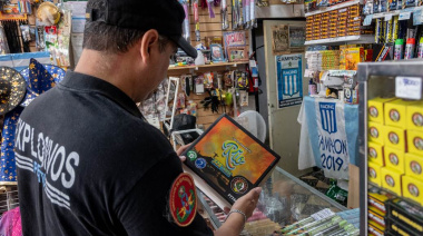 Pirotecnia: el Municipio continúa inspeccionando comercios