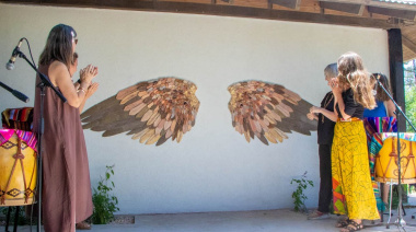 Inauguraron en el Parque Borchex el mural colectivo “Hornerito de Junín”,