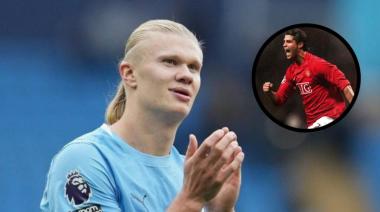 Un número que sacude a la Premier: Haaland igualó a Cristiano Ronaldo