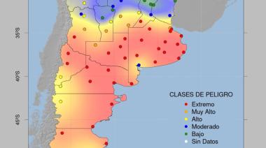 Alerta por riesgo extremo de incendios en la región noroeste bonaerense