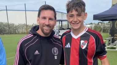 El linqueño Gianfranco Ledestre vivió un momento inolvidable junto a Lionel Messi