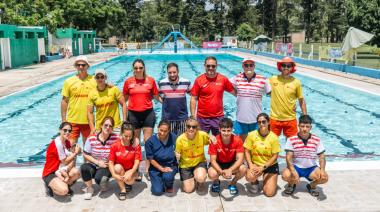 Arrancó la temporada en el natatorio municipal del Parque General “San Martín”