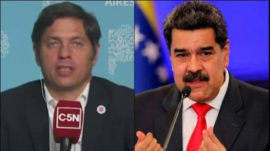 Axel Kicillof condenó la captura del Gobierno de Donald Trump a Nicolás Maduro