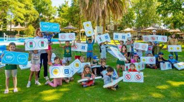 Comenzaron las acciones de educación vial en las colonias de verano de Junín