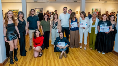 XX Salón de Artes Visuales: Fiorini felicitó a los artistas y resaltó la importancia del acceso a la cultura